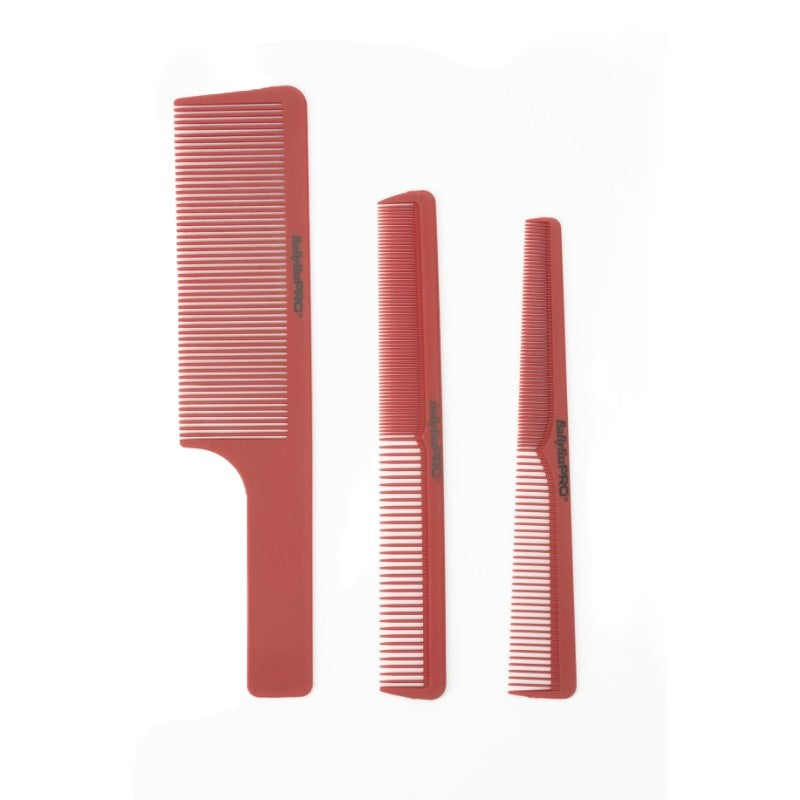 Babyliss Pro RED BARBER 3X COMB SET