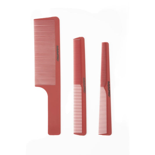 Babyliss Pro RED BARBER 3X COMB SET